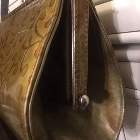 VINTAGE TAPESTRY BOX PURSE CLUTCH WITH METAL - Picture 4 of 6